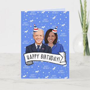 Grattis på födelsedagen från Biden Harris Kort