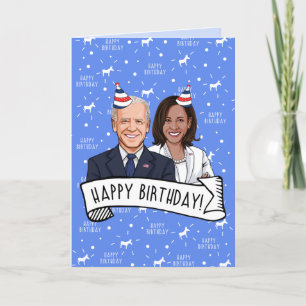 Grattis på födelsedagen från Biden Harris Kort