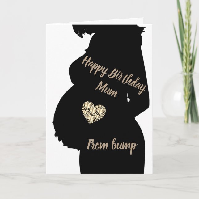 Grattis på födelsedagen från bump kort (Framsida)