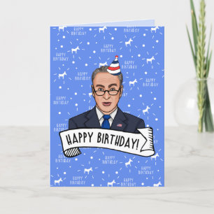 Grattis på födelsedagen från Chuck Schumer Kort