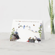 Grattis på födelsedagen från den hela grannskapen