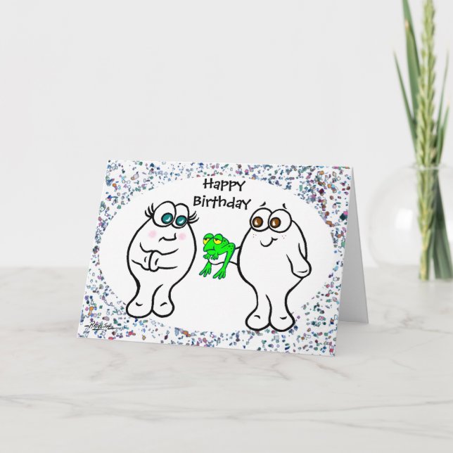 Grattis på födelsedagen från din favoritbroder kort (Framsida)