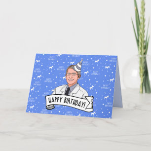 grattis på födelsedagen från Doktor Fauci Tack Kort