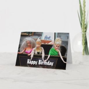 Grattis på födelsedagen från flickorna kort