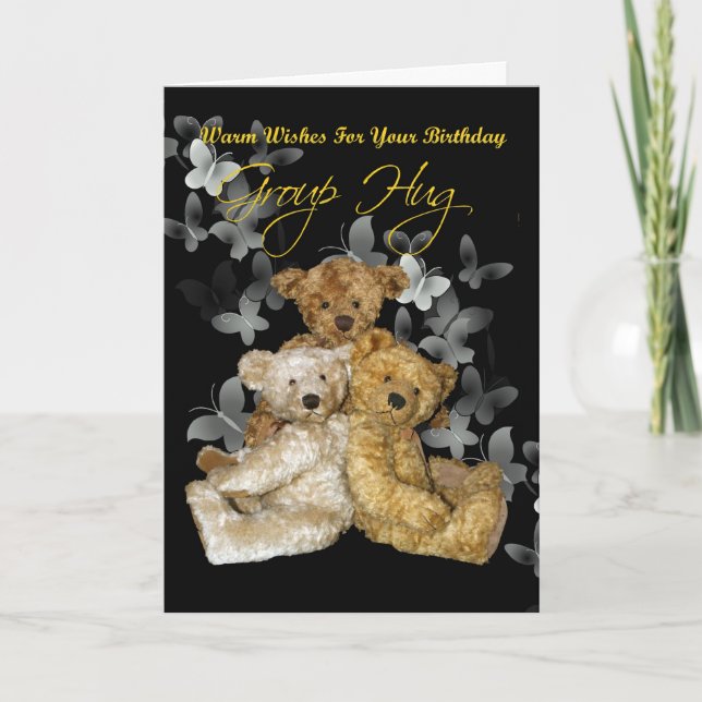 Grattis på födelsedagen från gruppen kort (Framsida)