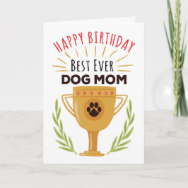 Grattis på födelsedagen från Hund - Bästa någonsin Kort