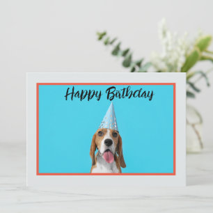 Grattis på födelsedagen från Hund Best Friend Phot Julkort