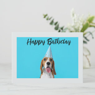 Grattis på födelsedagen från Hund Best Friend Phot Julkort