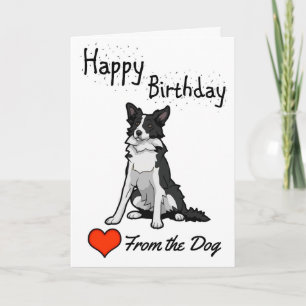 Grattis på födelsedagen från Hund Kort