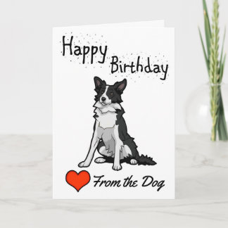 Grattis på födelsedagen från Hund Kort