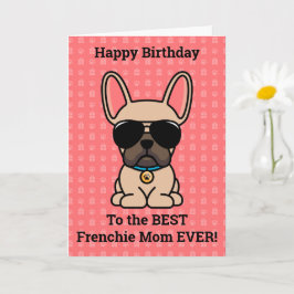 Grattis på födelsedagen från Hund Light Fawn Frans Kort