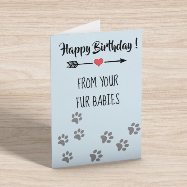 Grattis på födelsedagen från Hundar Cats Pets Mång Kort (Skapare uppladdad)