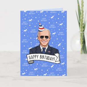 Grattis på födelsedagen från Joe Biden Kort