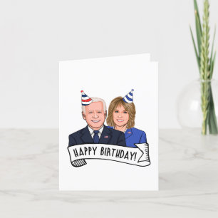 Grattis på födelsedagen från Joe och Jill Biden Kort