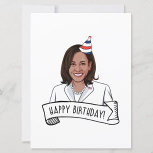 Grattis på födelsedagen från Kamala Harris Kort