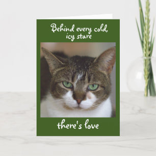 grattis på födelsedagen från katten kort