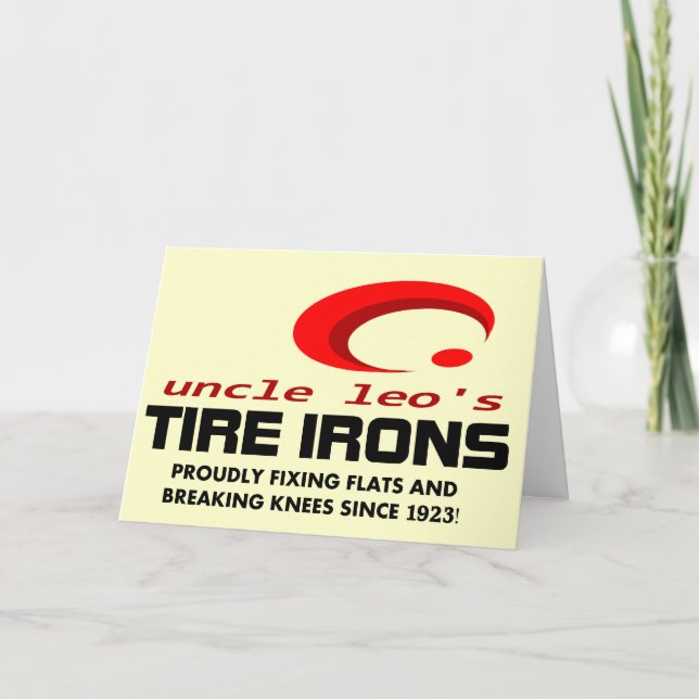 Grattis på födelsedagen från Laget för Uncle Kort (Framsida)