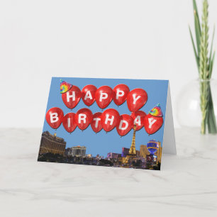 GRATTIS PÅ FÖDELSEDAGEN från Las Vegas Card Kort
