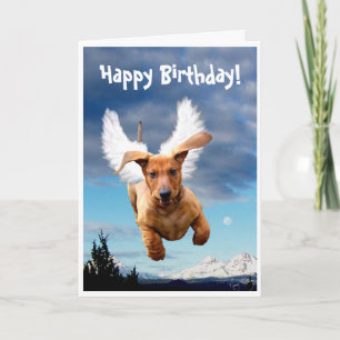 Grattis på födelsedagen från Michael Bark Angel Kort