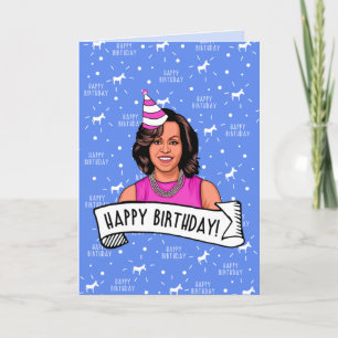 Grattis på födelsedagen från Michelle Obama Kort