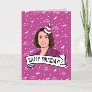 Grattis på födelsedagen från Nancy Pelosi Kort