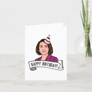 Grattis på födelsedagen från Nancy Pelosi Kort