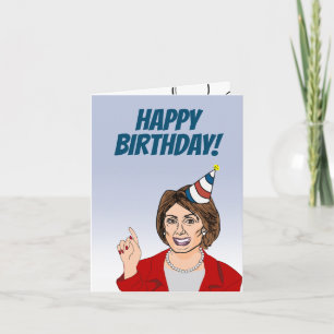 Grattis på födelsedagen från Nancy Pelosi Kort