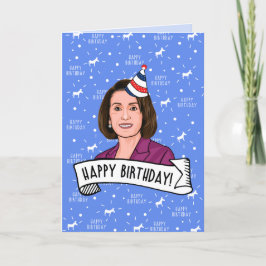 Grattis på födelsedagen från Nancy Pelosi Kort