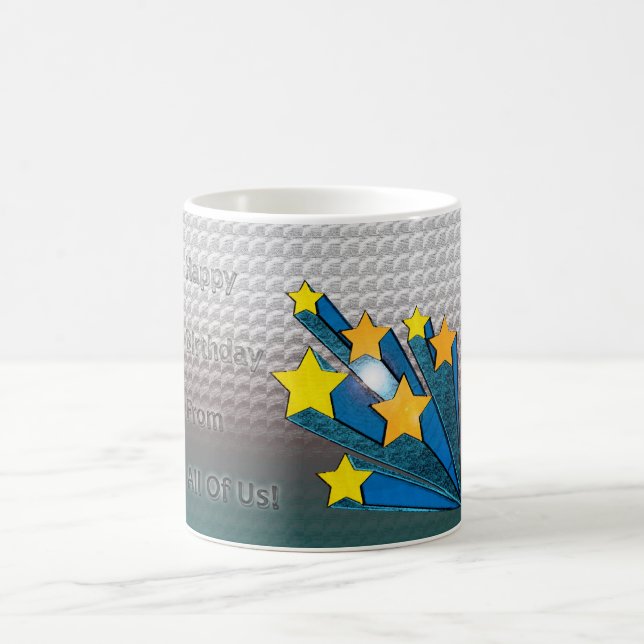 Grattis på födelsedagen från oss alla kaffemugg (Center)