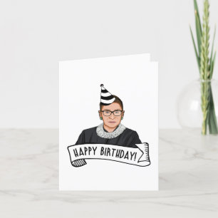 Grattis på födelsedagen från Ruth Bader Ginsburg Kort