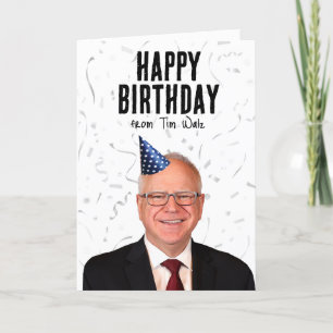 Grattis på födelsedagen från Tim Walz Kort