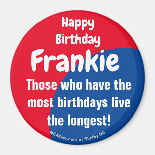 Grattis på födelsedagen Frankie Magnet