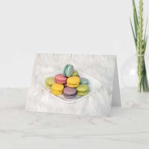 Grattis på födelsedagen Fransk Macarons Kort