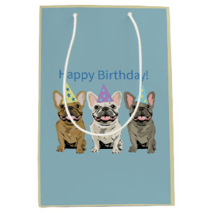 Grattis på födelsedagen! Franska Bulldoggar