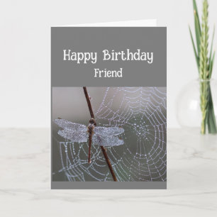 Grattis på födelsedagen Friend Dragonfly Dragonfli Kort