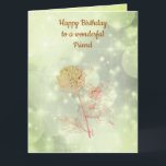 grattis på födelsedagen Friend Kort<br><div class="desc">Snygg Flower Fairy-design med Grattis på födelsedagen Friend Greeting Card.</div>