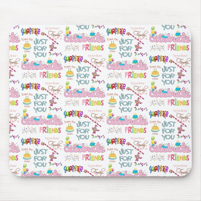 Grattis på födelsedagen Friends Family Surprise Mo Musmatta (Framsidan)