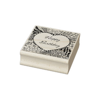 Grattis på födelsedagen Frimärke Stämpel