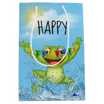 Grattis på födelsedagen Frog i Vatten