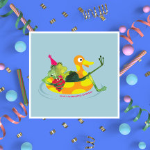 Grattis på födelsedagen - Frog