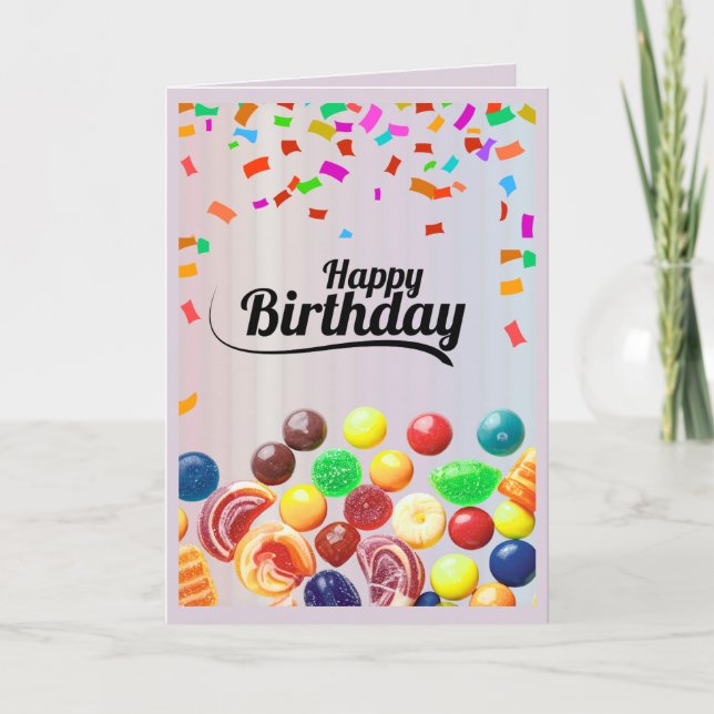 Grattis på födelsedagen Frukt Födelsedagsgratulati Kort (Framsida)