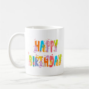 Grattis på födelsedagen Funny Cat Lover Bday Firan Kaffemugg