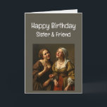 Grattis på födelsedagen Funny Sister och Friend Kort<br><div class="desc">Grattis på födelsedagen Roligt Vi har gått igenom mycket tillsammans och det mesta av det var ditt fel,  syster och vän</div>