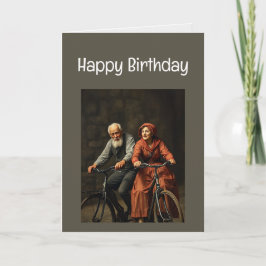 Grattis på födelsedagen Funny tänka inte gammal Kort