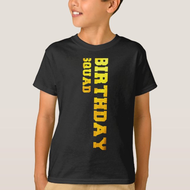 Grattis på födelsedagen gäng  t shirt (Framsida)