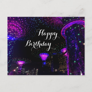Grattis på födelsedagen Gardens by the Bay #5 vyko Vykort