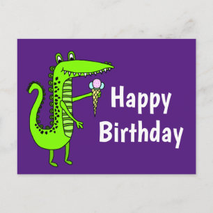 Grattis på födelsedagen Gator Vykort