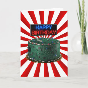 Grattis på födelsedagen, Geek Kort