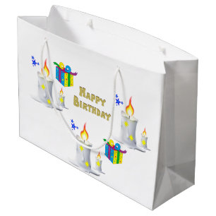 Grattis på födelsedagen Gift Bag Candle