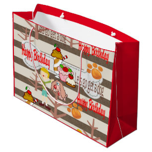 Grattis på födelsedagen Gift Bag Lets hämta en Hun